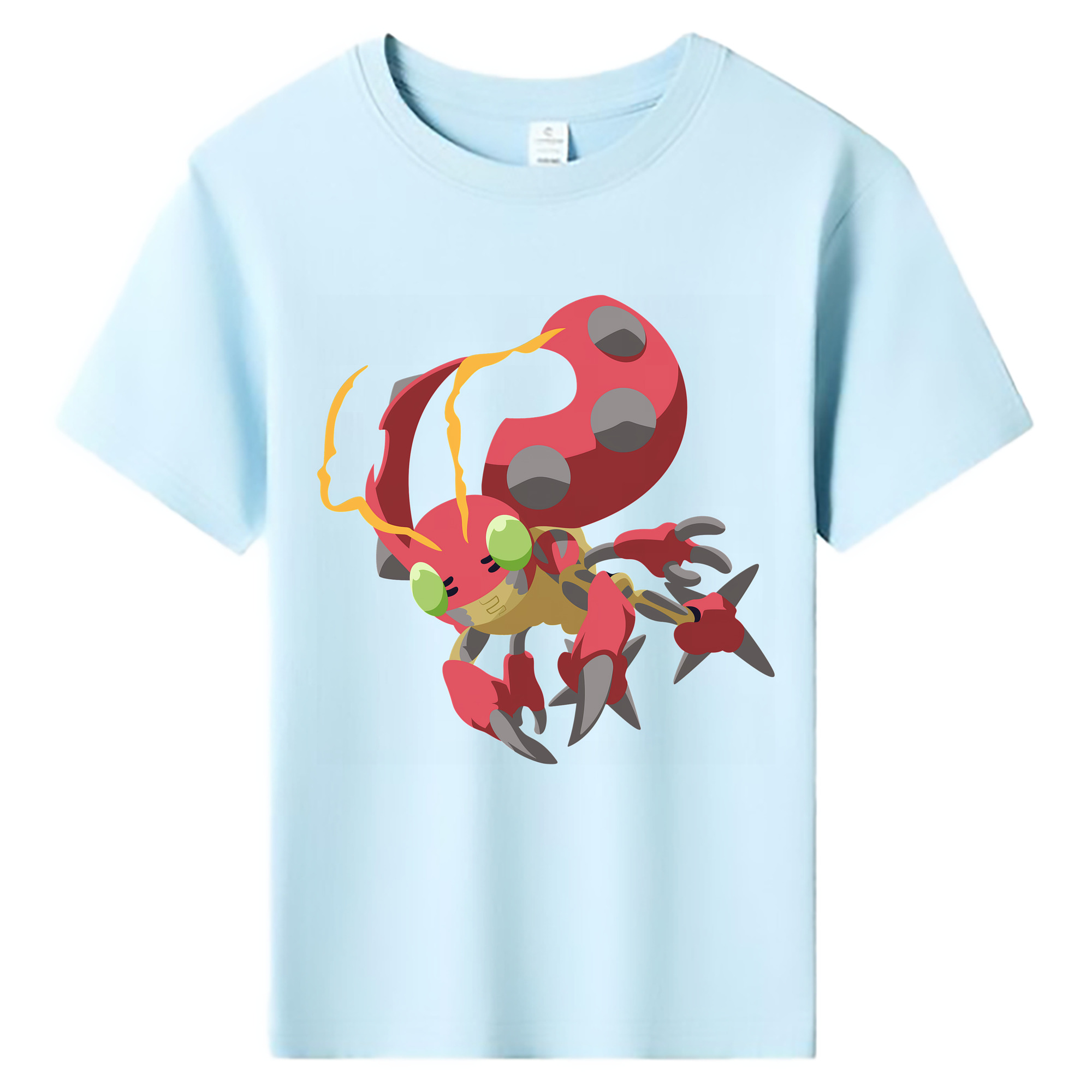 （画像用） Digimon デジタルモンスター/デジモン 綿100％キッズTシャツ（フロントプリント）